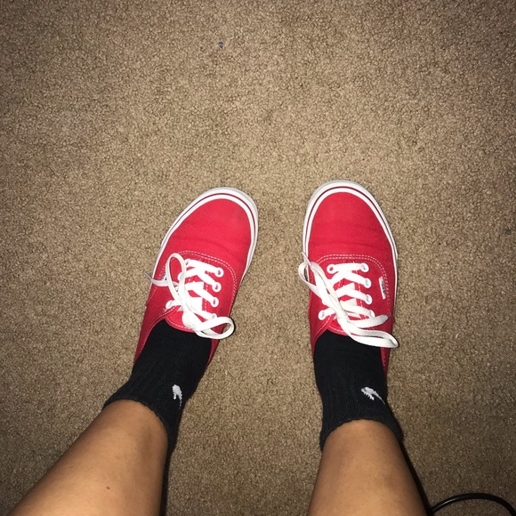 Old Skool Red Vans🔥 - Picture 3 of 6